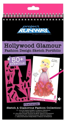 Project Runway Hollywood Glamour Fashion Design Sketch Portfolio