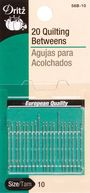 Betweens Hand Needles-Size 3/9 20/Pkg by Dritz: Product Image