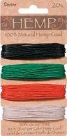 Hemp Cord 20# 120 Feet/Pkg-Primary by Darice: Product Image