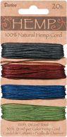 Hemp Cord 20# 120 Feet/Pkg-Earthy Pastels by Darice: Product Image
