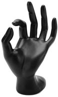 Hand Form Display 3.5"X5"X7" 1/Pkg-Black Polyresin by Darice: Product Image