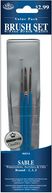 Brush Set Value Pack Sable 3/Pkg-Round 1,3,5 by Royal Brush: Product Image