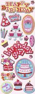 Adhesive Chipboard 4.5"X13.5" Sheet-Sweetie Birthday by K&Company: Product Image