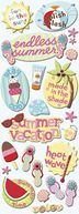 Adhesive Chipboard 4.5"X13.5" Sheet-Summer Fun Play by K&Company: Product Image
