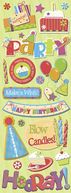 Adhesive Chipboard 4.5"X13.5" Sheet-General Birthday by K&Company: Product Image