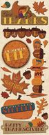 Adhesive Chipboard 4.5"X13.5" Sheet-Thanksgiving by K&Company: Product Image