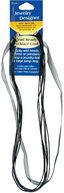 Necklace Cord 18"/Pkg-Black Ribbon by Darice: Product Image