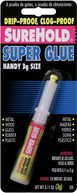 Drip & Clog Proof Super Glue-3 Grams by Surehold: Product Image
