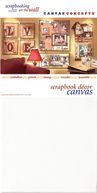 Fancy Back Decor Canvas-White 4"X8" 2/Pkg by Canvas Concepts: Product Image
