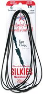 Silkies Stretch Magic Necklaces 2mm 6/Pkg-Black by Pepperell: Product Image