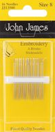 Crewel/Embroidery Hand Needles-Size 8 16/Pkg by Colonial Needle: Product Image