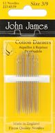 Cotton Darners Hand Needles-Size 3/9 12/Pkg by Colonial Needle: Product Image