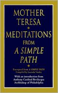 Meditations from a Simple Path by Mother Teresa: NOOK Book Cover