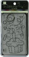 Bazzill In Stitch'z Templates 3"X4" 4/Pkg-Surprise Party by Bazzill: Product Image