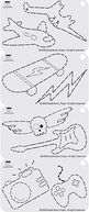 Bazzill In Stitch'z Templates 3"X4" 4/Pkg-Boys Will Be Boys by Bazzill: Product Image