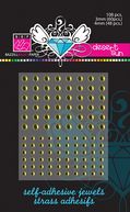 Bazzill Self-Adhesive Jewels 3mm & 4mm Mix 108/Pkg-Desert Sun by Bazzill: Product Image