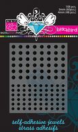 Bazzill Self-Adhesive Jewels 3mm & 4mm Mix 108/Pkg-Blackbird by Bazzill: Product Image