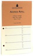 Address Book Refill Leather 6x8