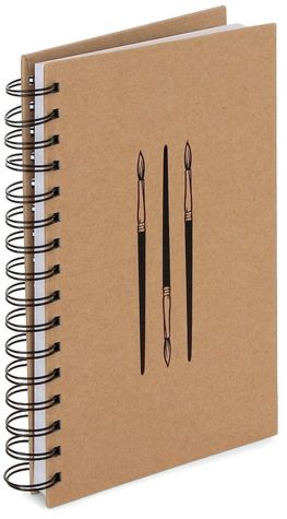 Kraft Icons Spiral Sketchbook (8.5
