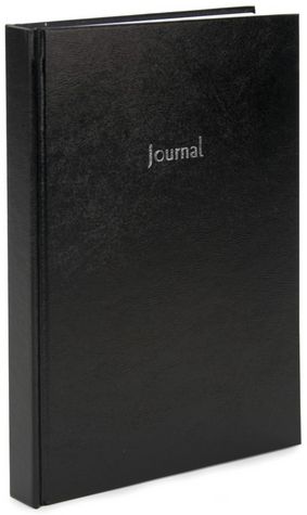 Black Basic Lined Journal (7