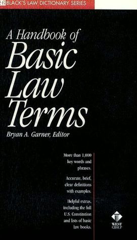 A Dictionary of Basic Law Terms (Black's Law Dictionary? Series)