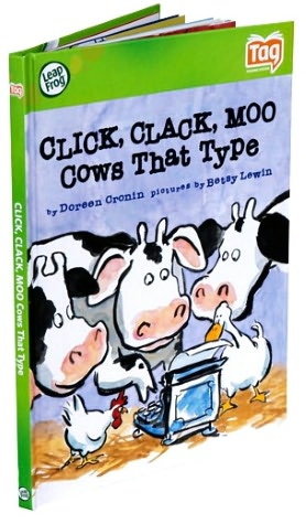 LeapFrog Tag Kid Classic Storybook Click, Clack, Moo, Cows That Type