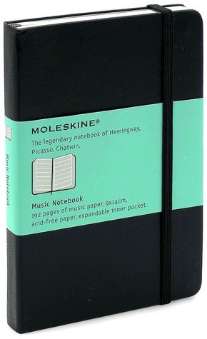 Moleskine Classic Pocket Music Notebook