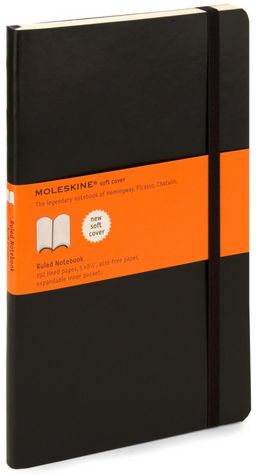 Moleskine Classic Soft Cover Large Ruled Notebook