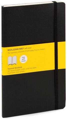Moleskine Classic Soft Cover Large Squared Notebook