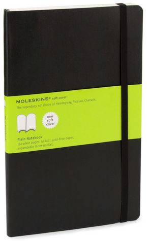 Moleskine Classic Soft Cover Large Plain Notebook