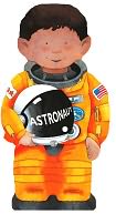 Astronaut (Mini People Shape Books Series)