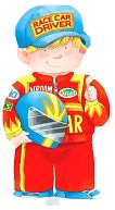 Race Car Driver (Mini People Shape Books Series)