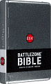 ESV BattleZone Bible: English Standard Version, brushed aluminum