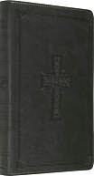 ESV Classic Thinline Bible: English Standard Version, charcoal TruTone, celtic cross design