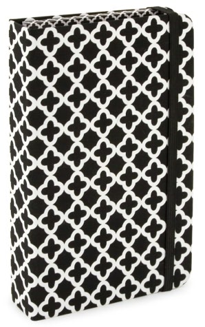 Quatrefoil Black & White Receipt Organizer