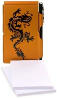 Black Dragon Orange Memo Mate Note Pad with refills