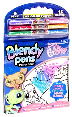 Littlest Pet Shop Blendy Pens Poster Book