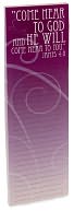 Come Near to God Purple Inspirational List Pad