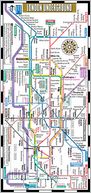 Streetwise London Underground Map - The Tube - Laminated London Public Transportation Map - Minimetro - Folding Pocket Size Travel Map / Edition 2011