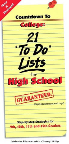 Countdown to College: 21 'To Do' Lists for High School
