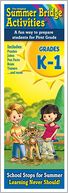 Summer Bridge Activities Fact Cards, Grade K-1