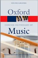 Concise Oxford Dictionary of Music