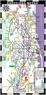 Streetwise Barcelona Metro Map - Subway map of Barcelona, Spain - Folding Wallet Size Travel Map / Edition 2010