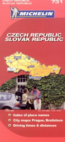 Czech and Slovak Republics Map