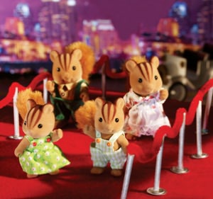 Calico Critters Furbanks Squirrel Family
