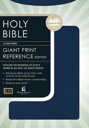 KJV Personal Size Giant Print Reference Bible