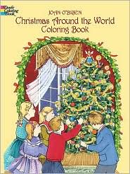 Christmas Around the World Coloring Book (Dover Coloring Book) by Joan O'Brien: Book Cover