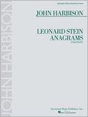 John Harbison - Leonard Stein Anagrams: For Piano