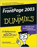 Front Page 2003 for Dummies by Asha Dornfest: Book Cover