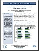 Obesity and Socioeconomic Status in Adults: United States, 2005–2008